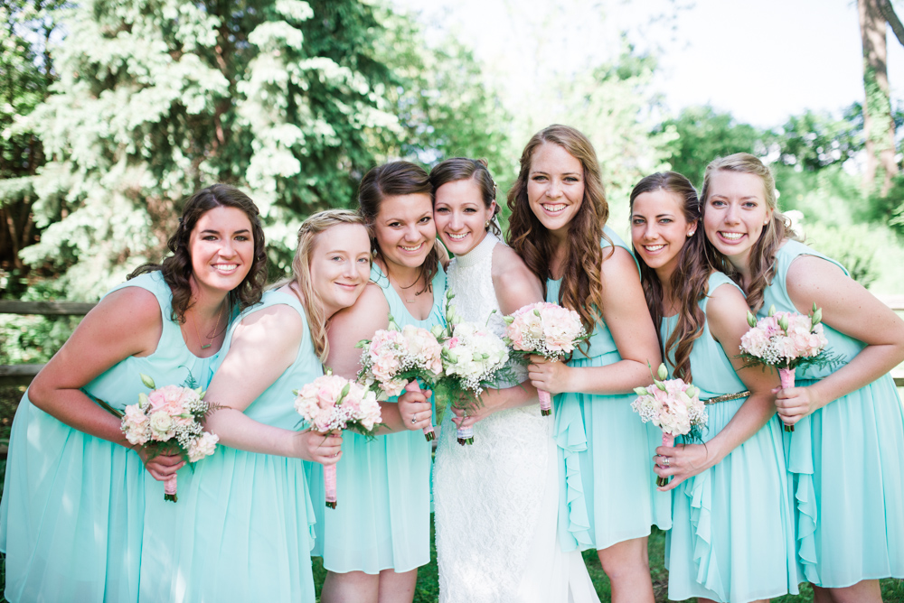 Mint Bridesmaid Dresses Wedding photo