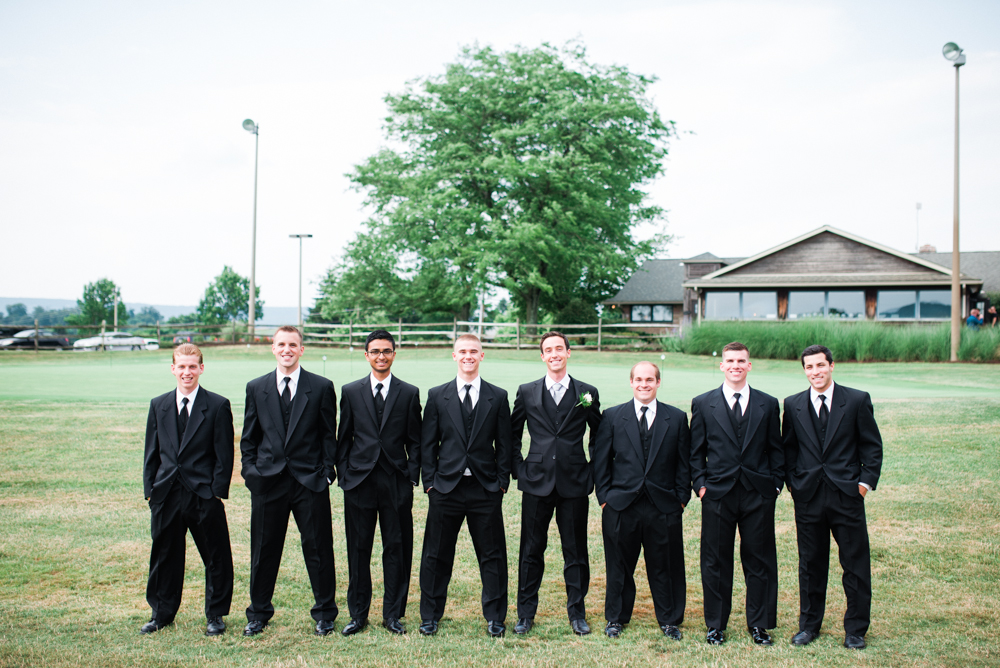 Black Groomsmen Suits photo