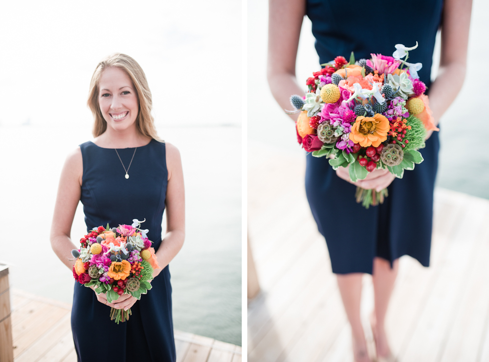 Blue Bridesmaid Dress photo