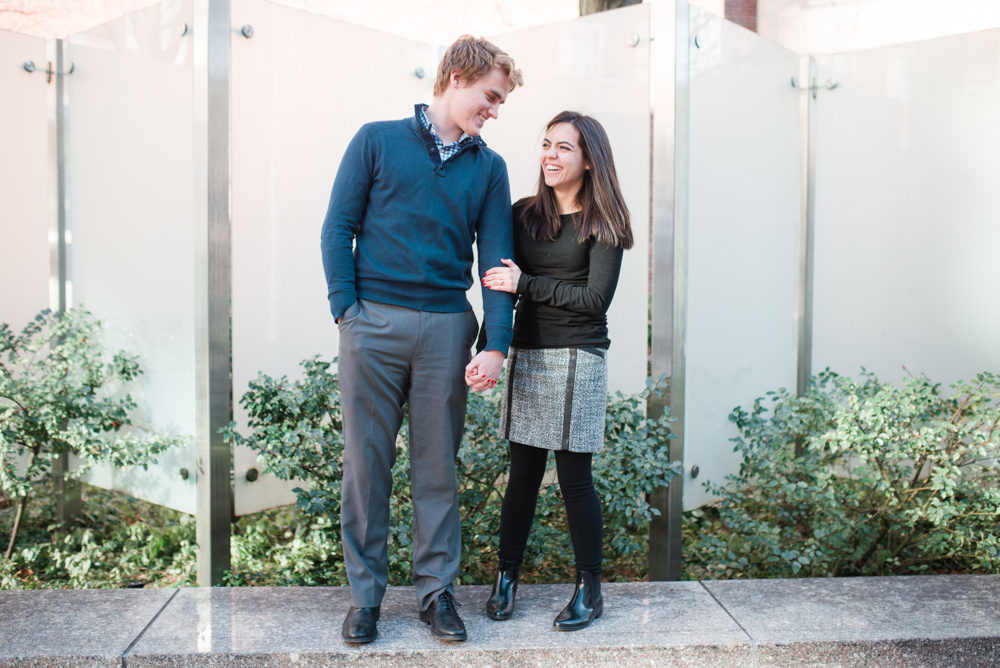 Stephen + Alyssa - University of Pennsylvania - Philadelphia Engagement Session - Alison Dunn Photography photo