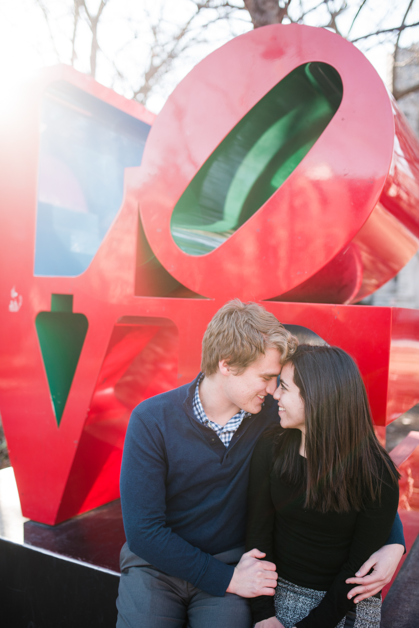 Stephen + Alyssa - University of Pennsylvania - Philadelphia Engagement Session - Alison Dunn Photography photo