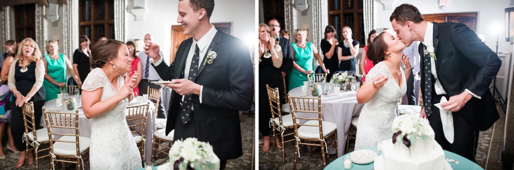 Merion Tribute House Wedding Reception Cake Cutting photo