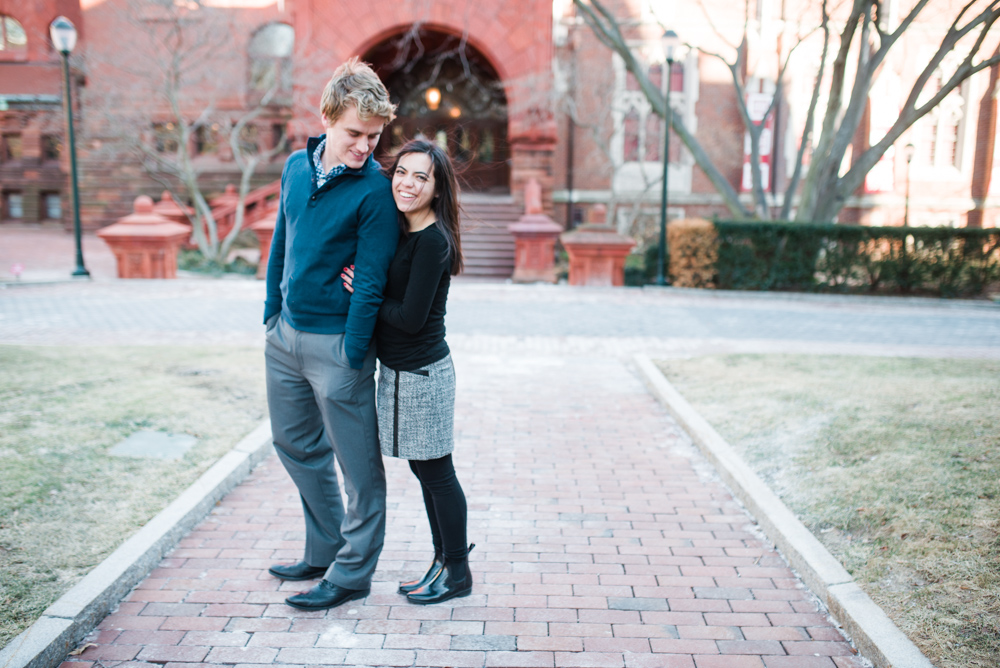 Stephen + Alyssa - University of Pennsylvania - Philadelphia Engagement Session - Alison Dunn Photography photo