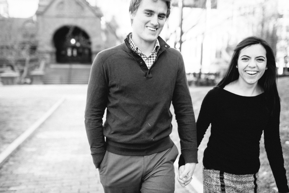 Stephen + Alyssa - University of Pennsylvania - Philadelphia Engagement Session - Alison Dunn Photography photo