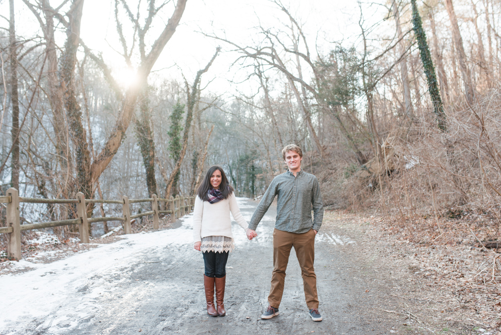 Stephen + Alyssa - Wissahickon Valley Park - Philadelphia Engagement Session - Alison Dunn Photography photo