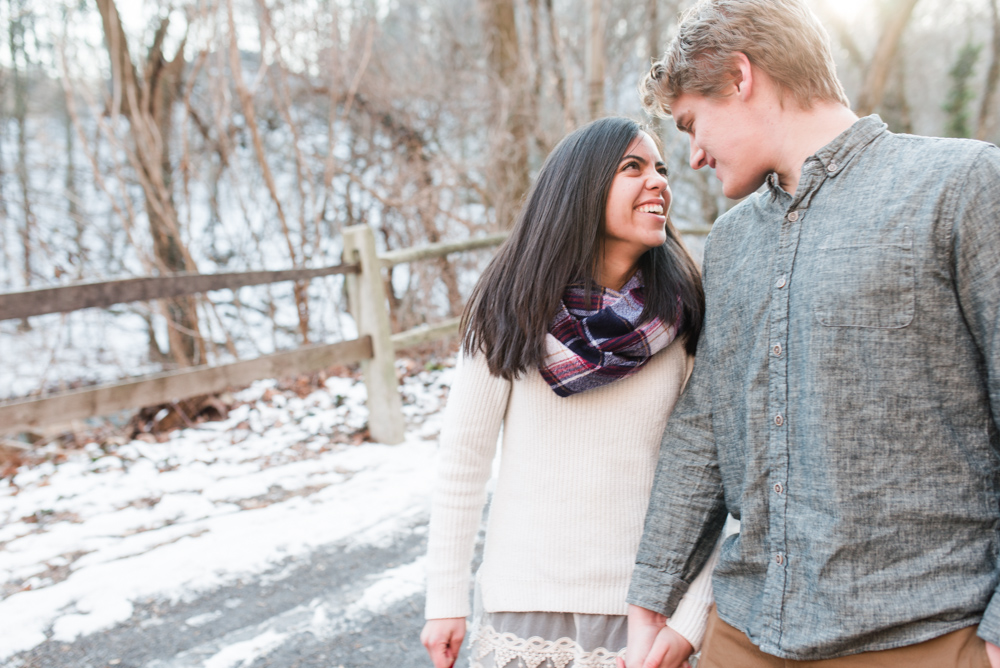 Stephen + Alyssa - Wissahickon Valley Park - Philadelphia Engagement Session - Alison Dunn Photography photo