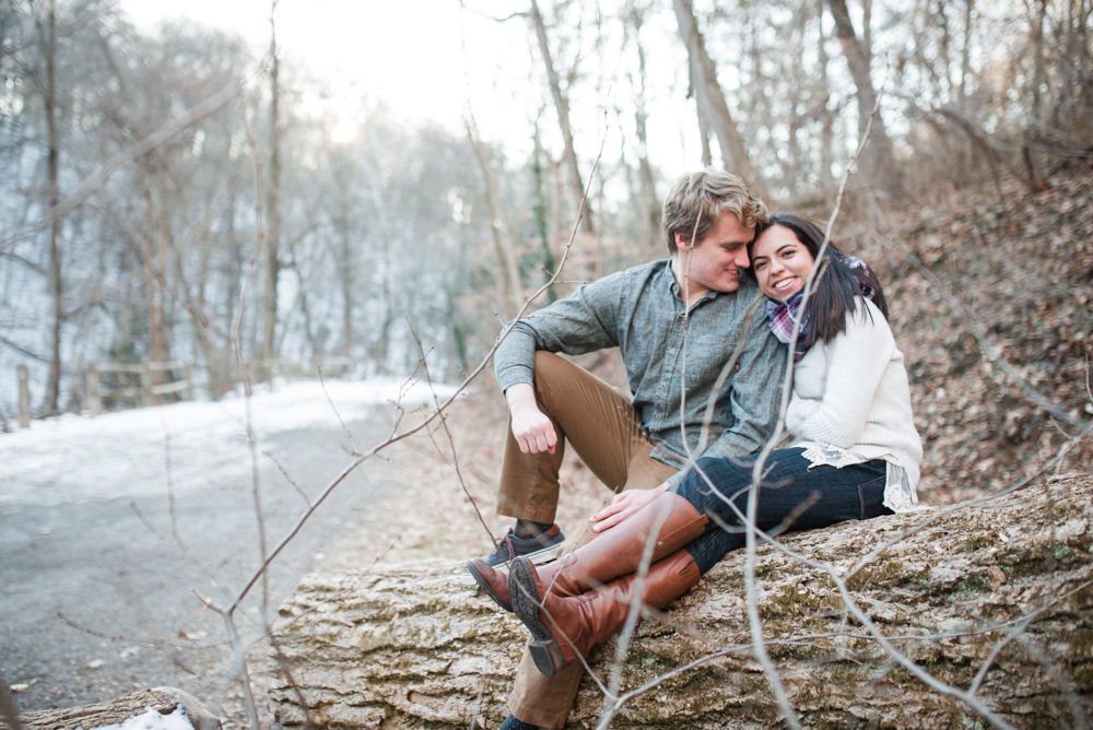 Stephen + Alyssa - Wissahickon Valley Park - Philadelphia Engagement Session - Alison Dunn Photography photo