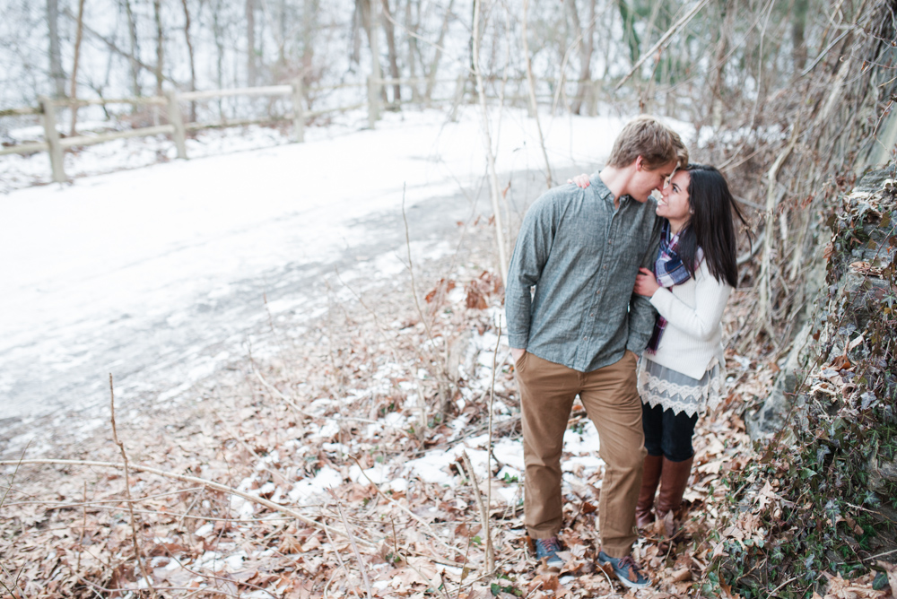 Stephen + Alyssa - Wissahickon Valley Park - Philadelphia Engagement Session - Alison Dunn Photography photo