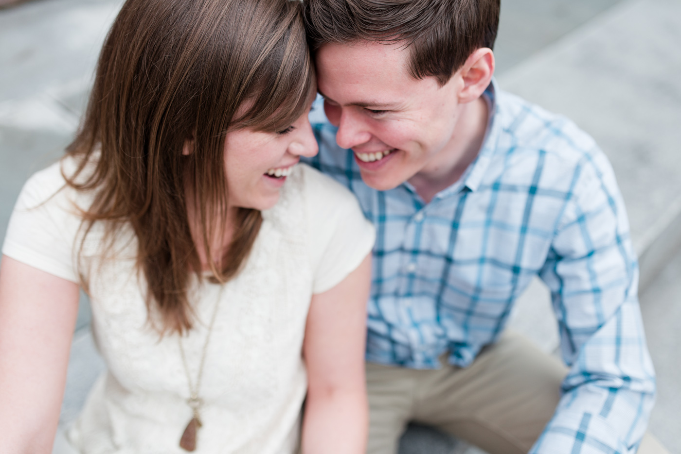 Erika + Andrew - University of Pennsylvania - Philadelphia Engagement Session photo