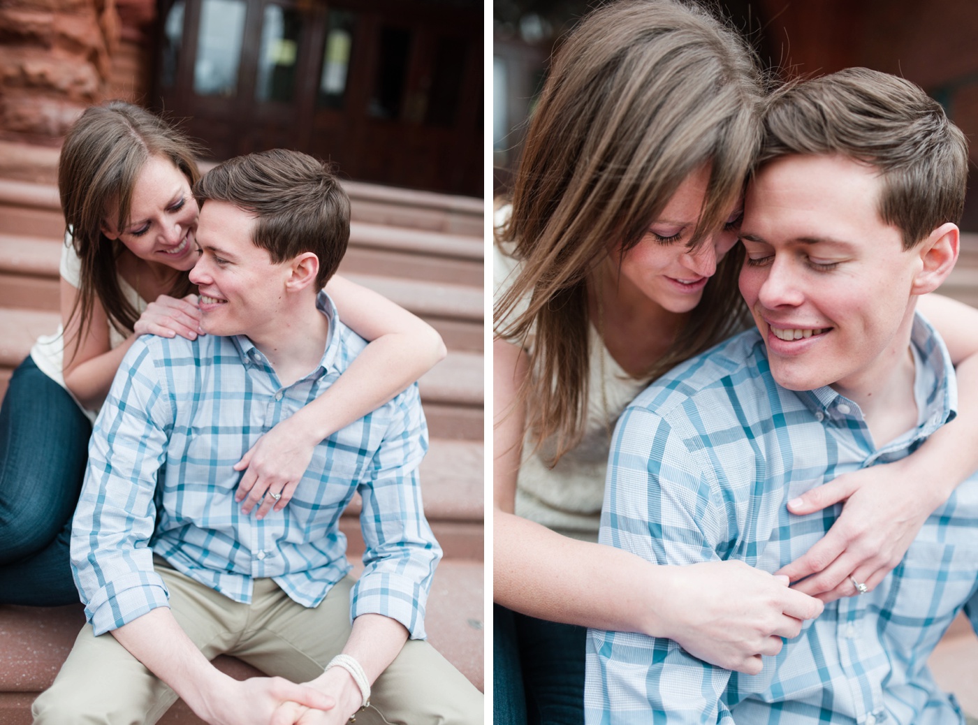 Erika + Andrew - University of Pennsylvania - Philadelphia Engagement Session photo