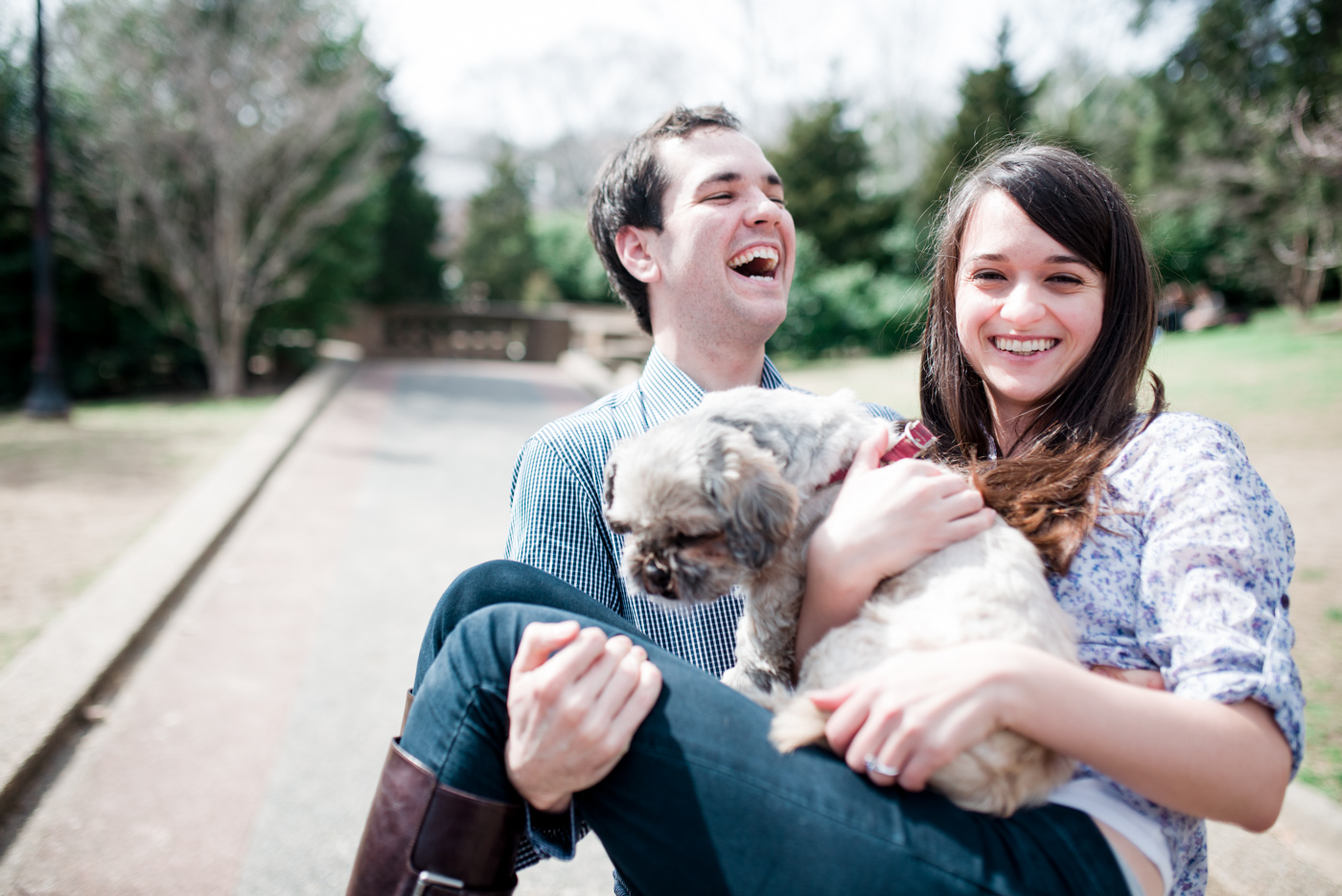 Leah + Ezra - Meridian Hill Washington DC Engagement Session - Alison Dunn Photography photo