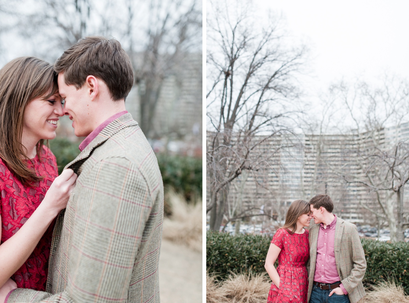 Erika + Andrew - Philadelphia Art Museum Engagement Session photo