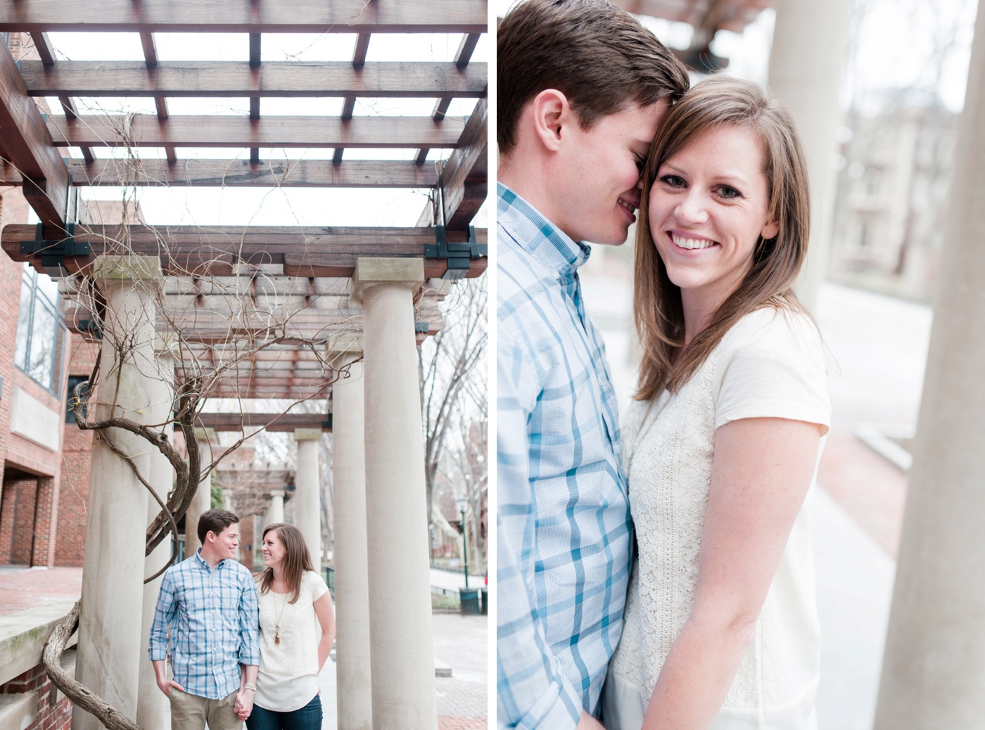 Erika + Andrew - University of Pennsylvania - Philadelphia Engagement Session photo