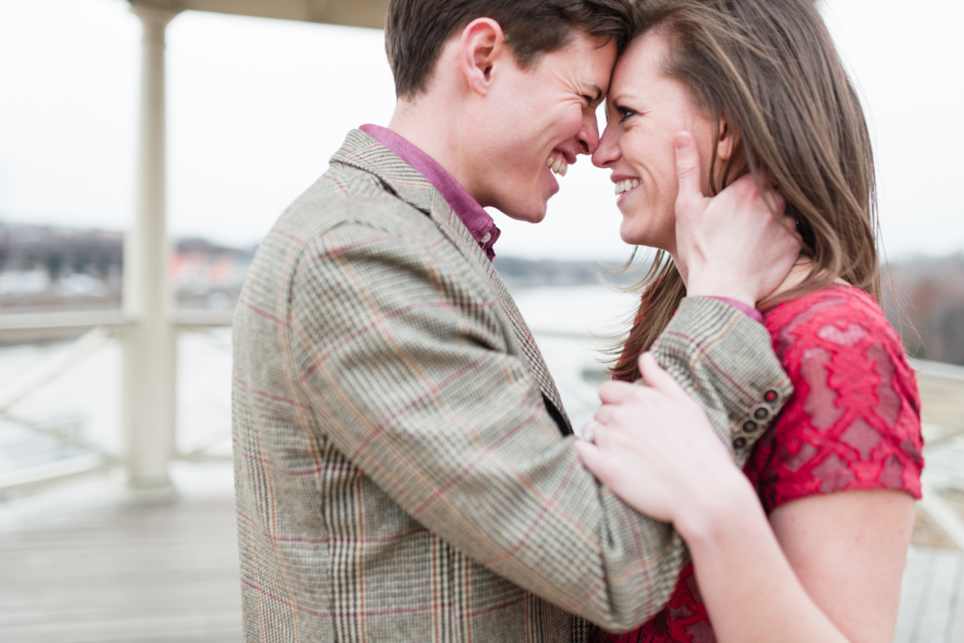 Erika + Andrew - Philadelphia Art Museum Engagement Session photo