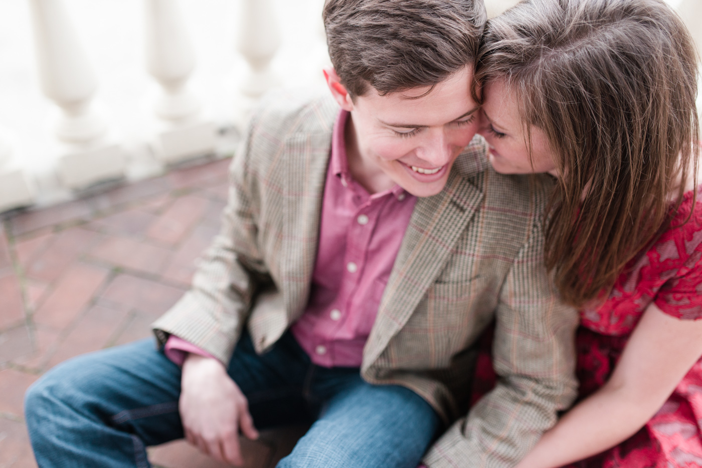 Erika + Andrew - Philadelphia Art Museum Engagement Session photo