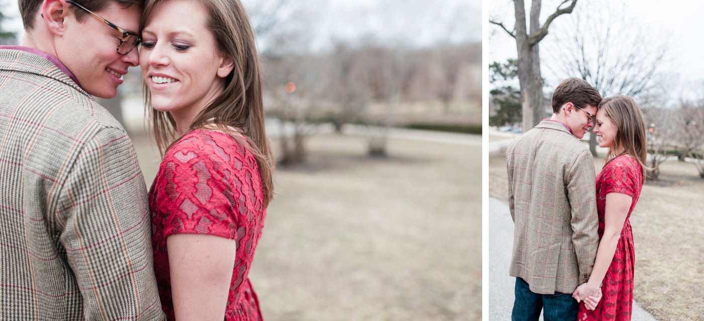 Erika + Andrew - Philadelphia Art Museum Engagement Session photo