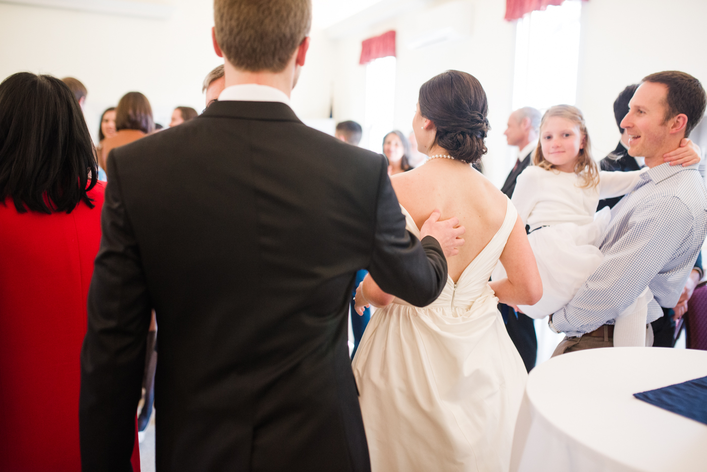 Elise + Nathan - Deerfield Presbyterian Church Fellowship Hall Wedding Reception - Bridgeton New Jersey Wedding Photographer - Alison Dunn Photography photo