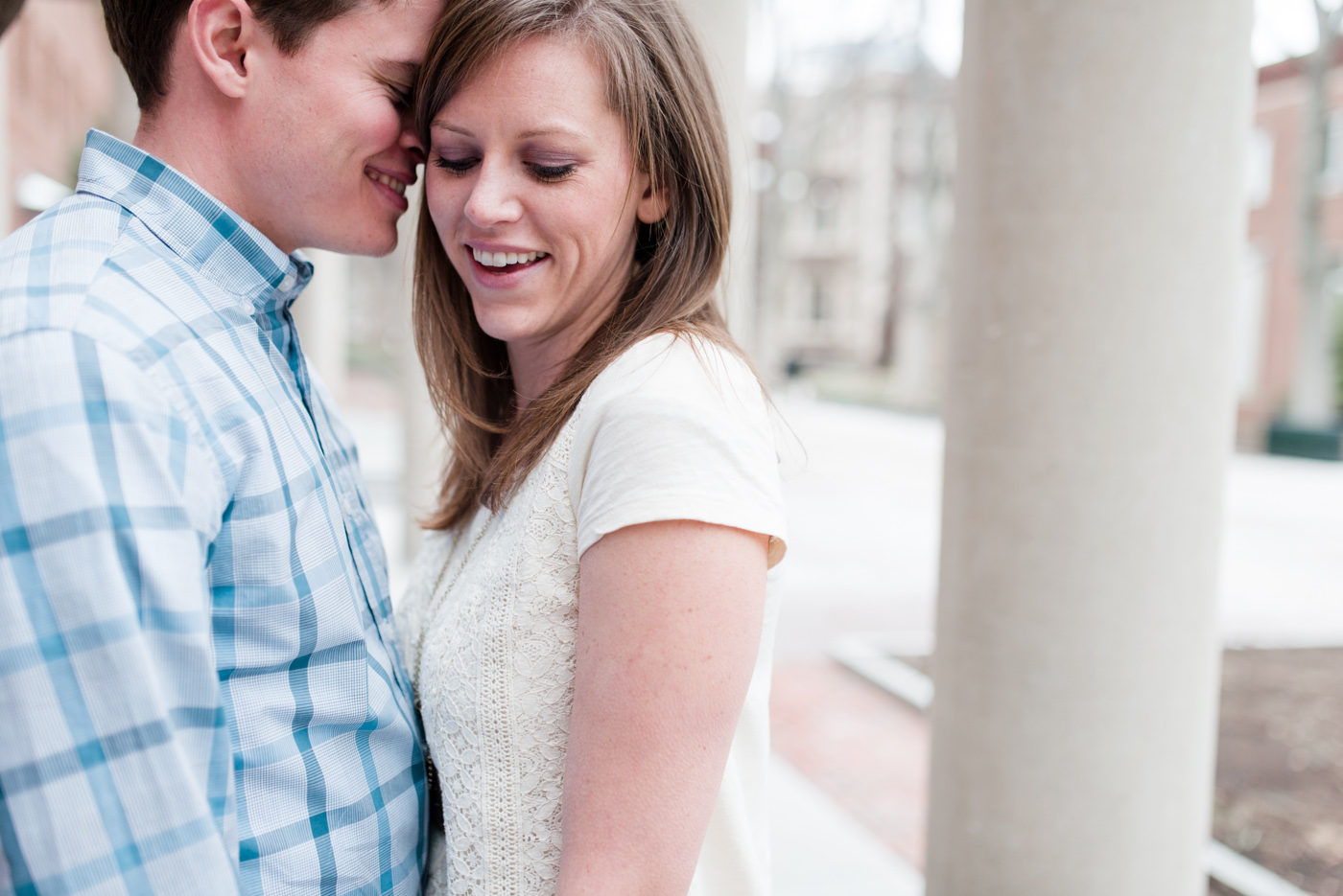 Erika + Andrew - University of Pennsylvania - Philadelphia Engagement Session photo