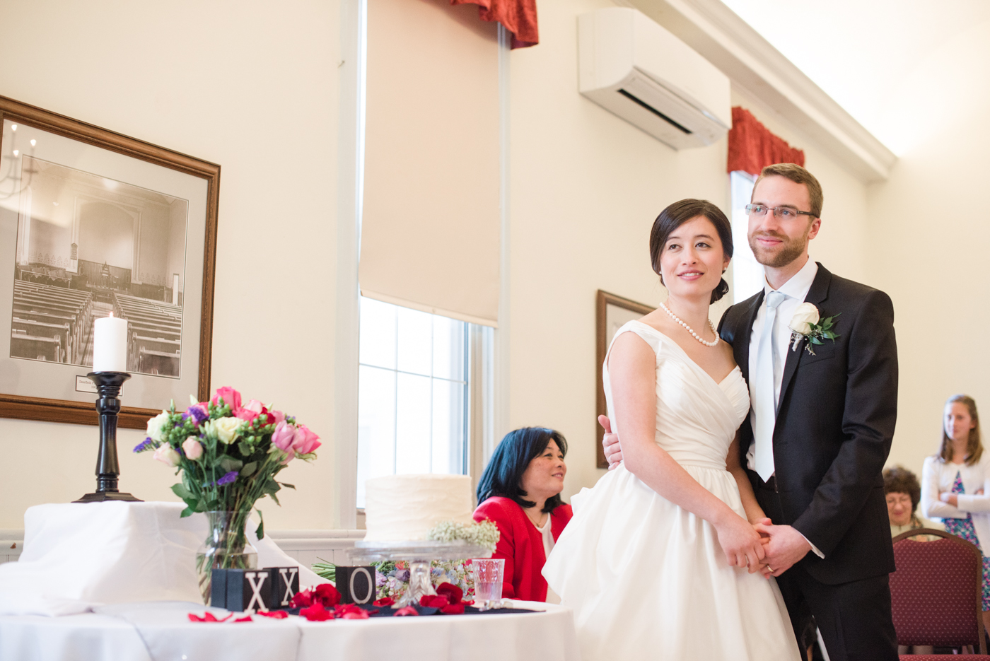 Elise + Nathan - Deerfield Presbyterian Church Fellowship Hall Wedding Reception - Bridgeton New Jersey Wedding Photographer - Alison Dunn Photography photo