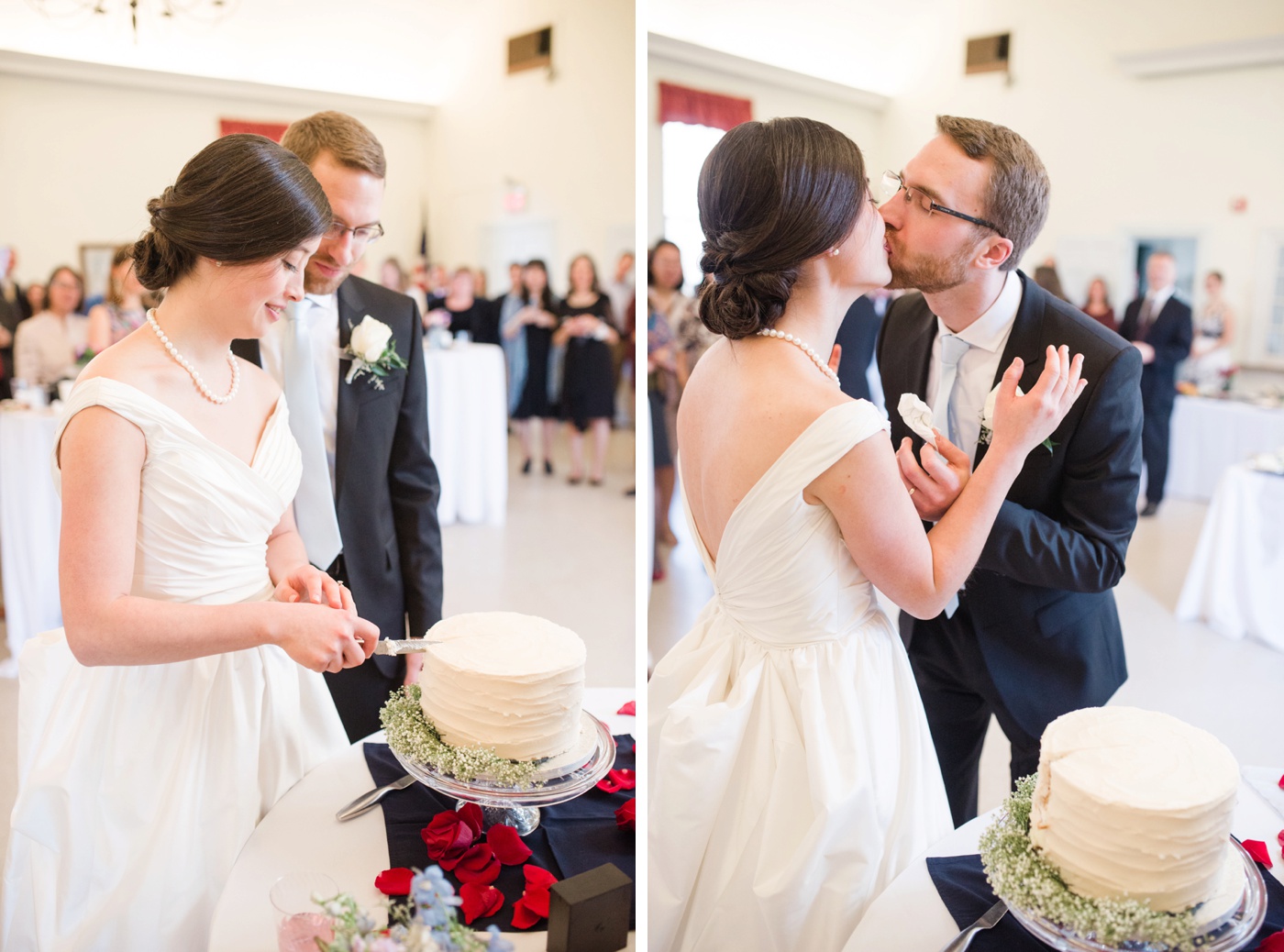 Elise + Nathan - Deerfield Presbyterian Church Fellowship Hall Wedding Reception - Bridgeton New Jersey Wedding Photographer - Alison Dunn Photography photo