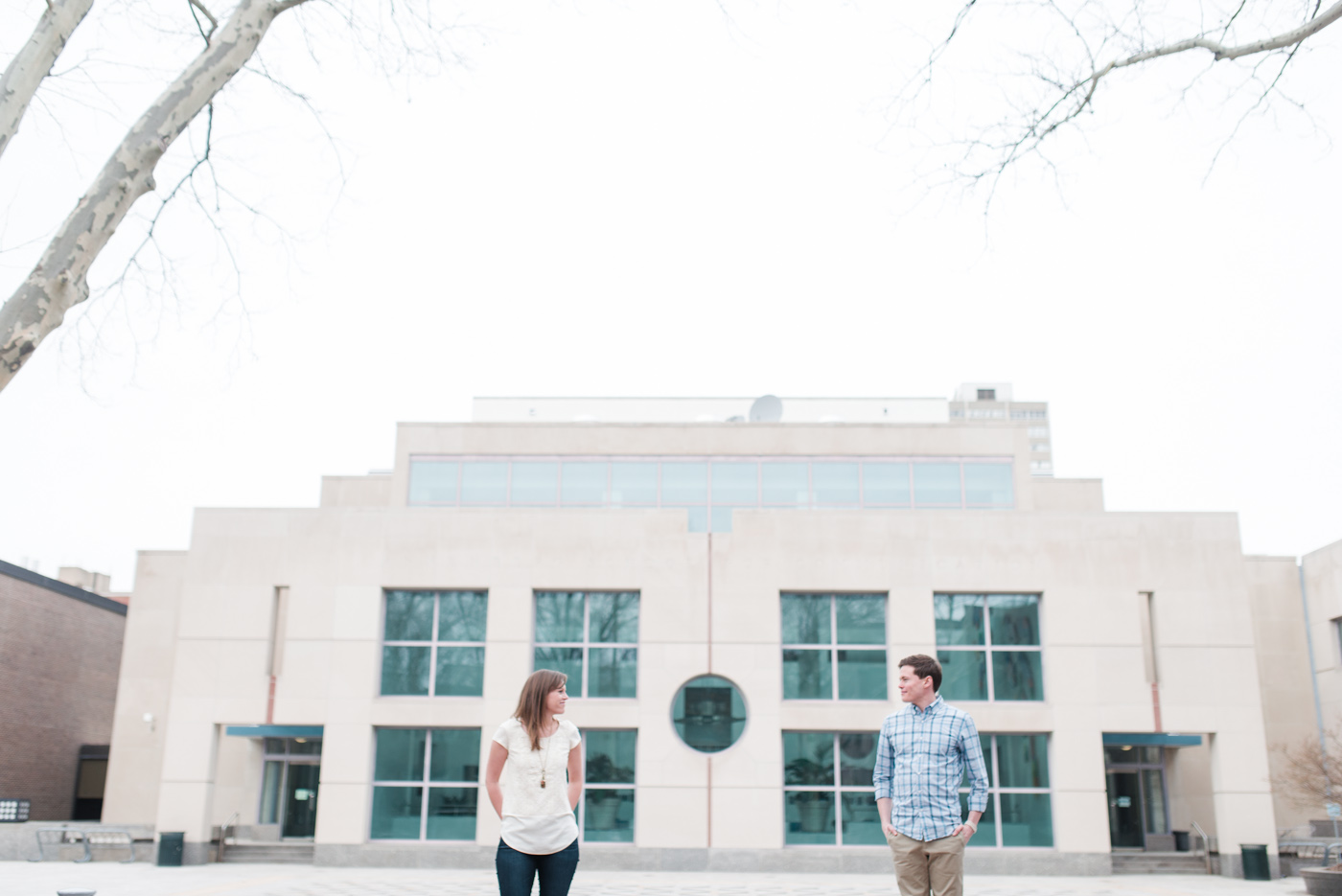 Erika + Andrew - University of Pennsylvania - Philadelphia Engagement Session photo