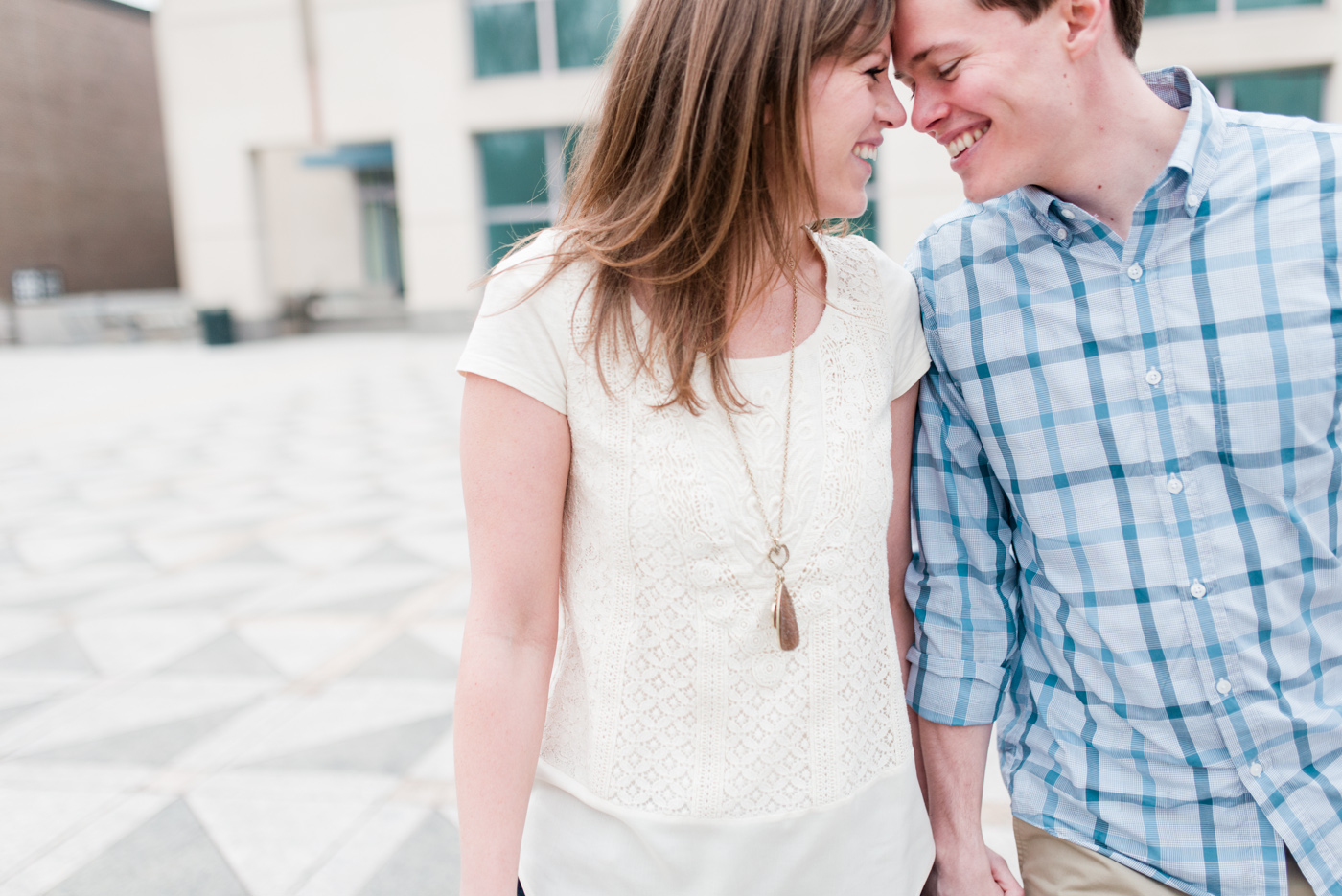 Erika + Andrew - University of Pennsylvania - Philadelphia Engagement Session photo