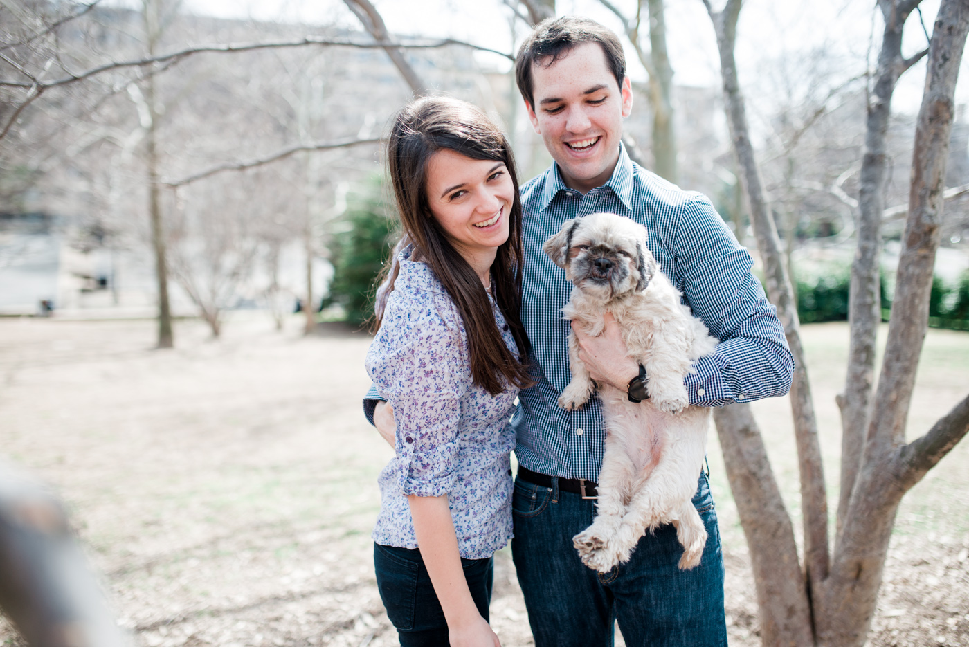 Leah + Ezra - Meridian Hill Washington DC Engagement Session - Alison Dunn Photography photo