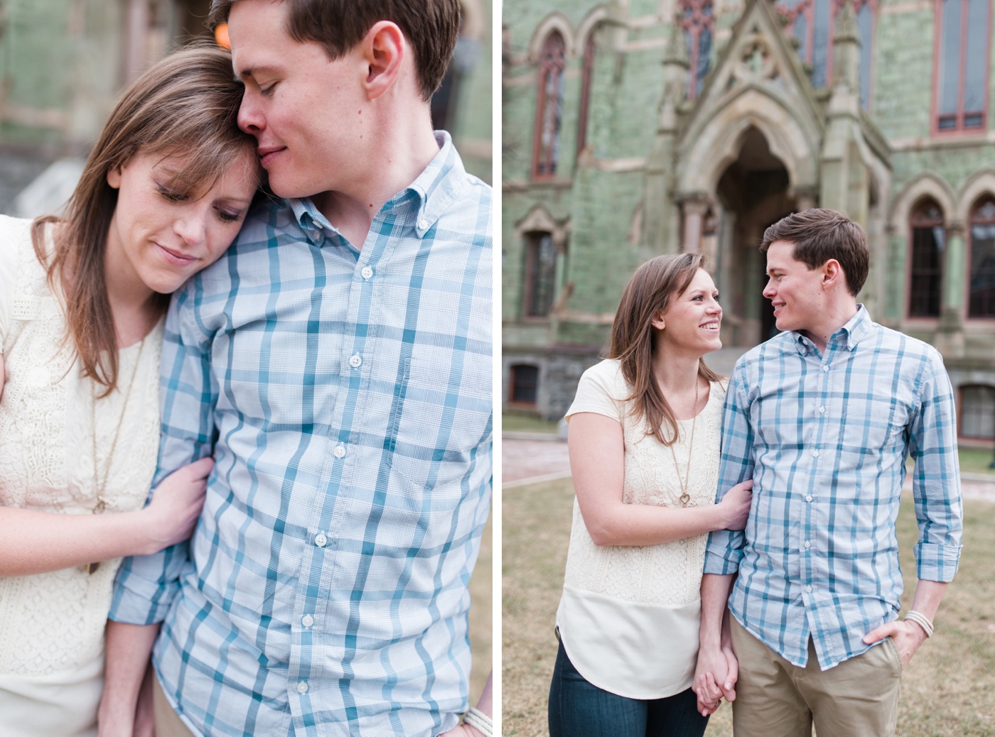 Erika + Andrew - University of Pennsylvania - Philadelphia Engagement Session photo