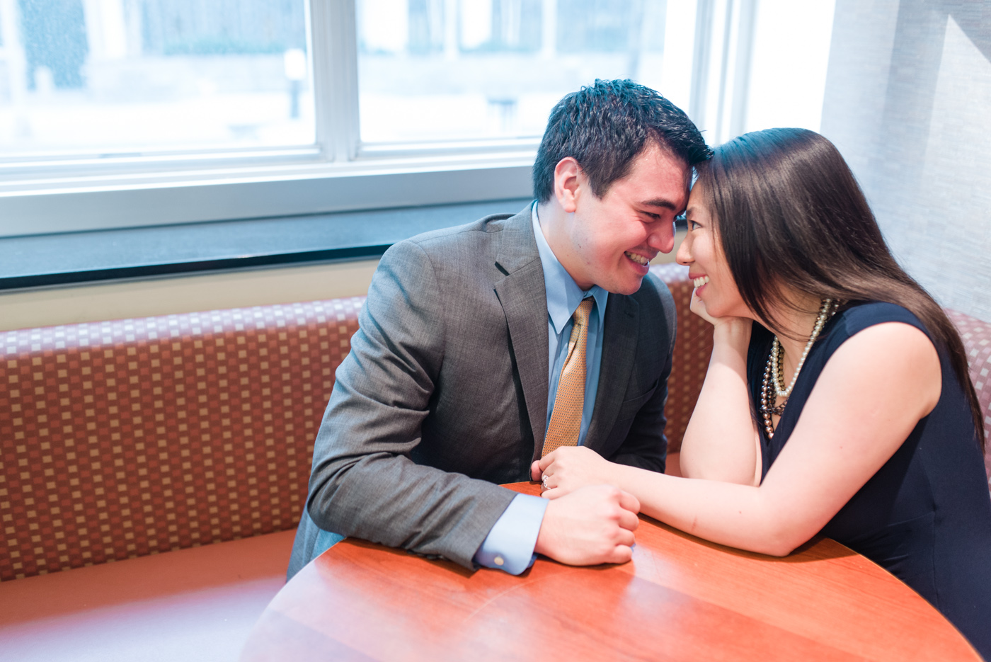 AJ + Yolinda - Washington DC GW Law School Engagement Session photo