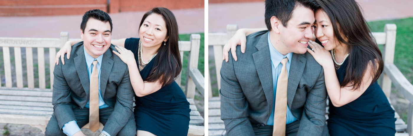 AJ + Yolinda - Washington DC GW Law School Engagement Session photo