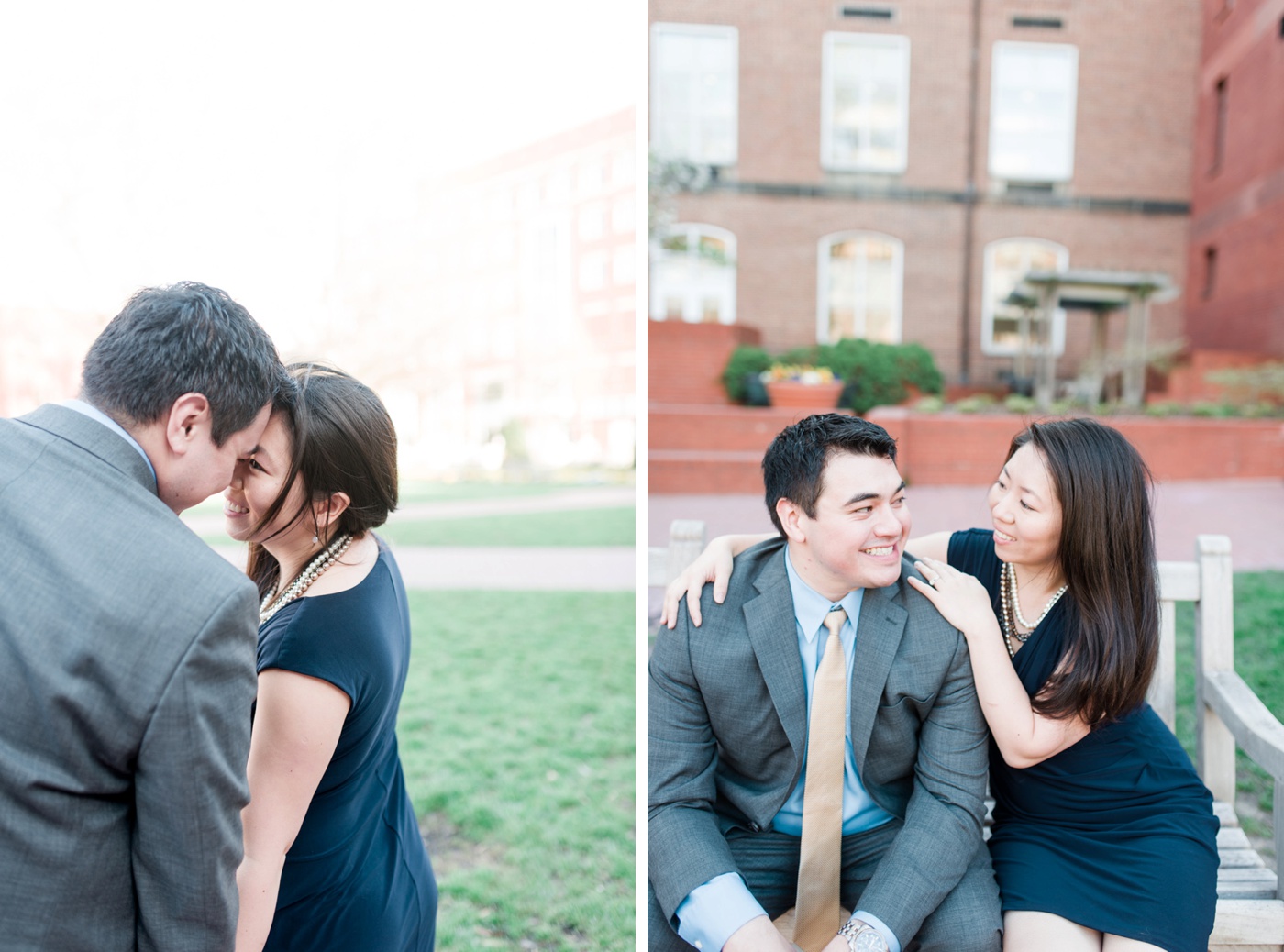 AJ + Yolinda - Washington DC GW Law School Engagement Session photo