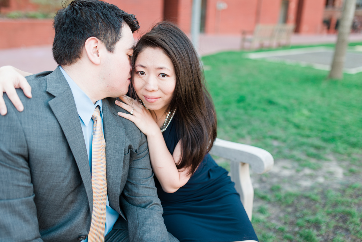 AJ + Yolinda - Washington DC GW Law School Engagement Session photo