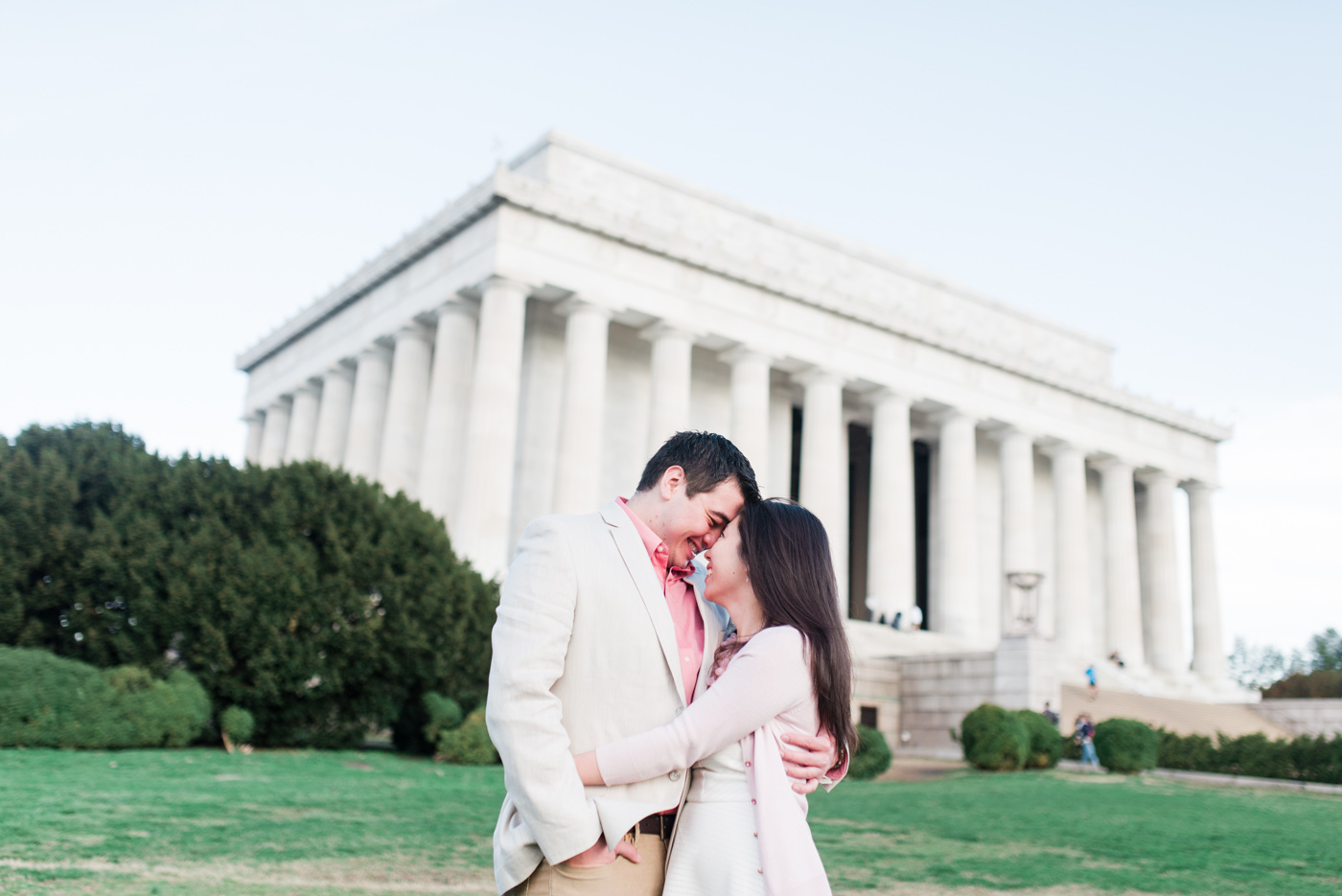 AJ + Yolinda - Washington DC Lincoln Memorial Engagement Session photo