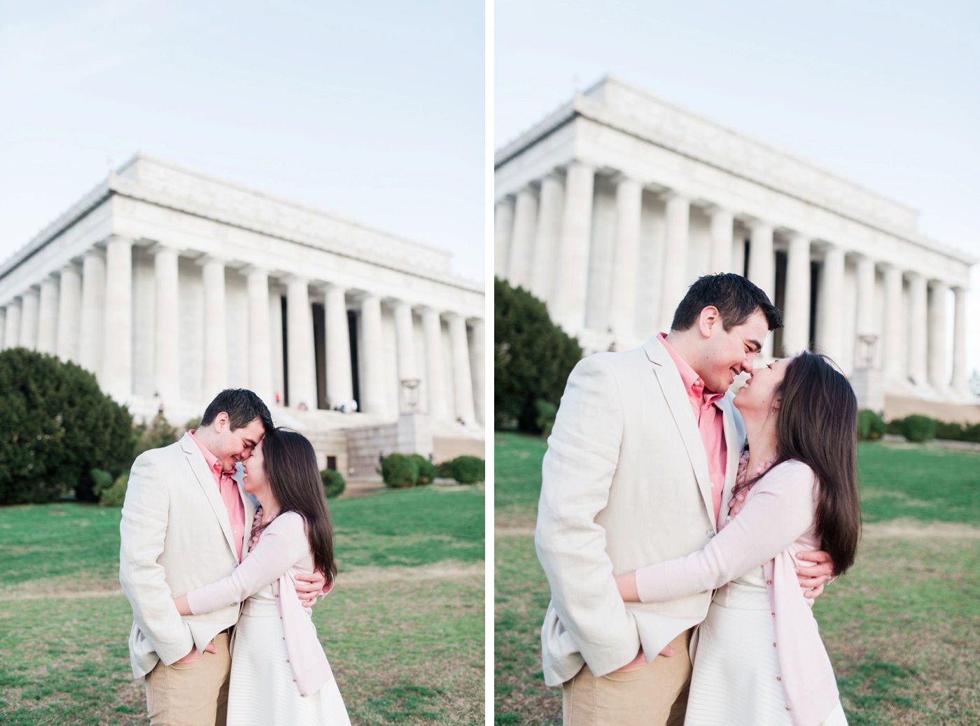 AJ + Yolinda - Washington DC Lincoln Memorial Engagement Session photo