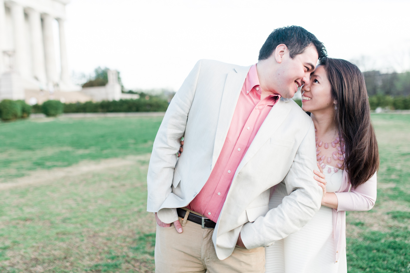 AJ + Yolinda - Washington DC Lincoln Memorial Engagement Session photo