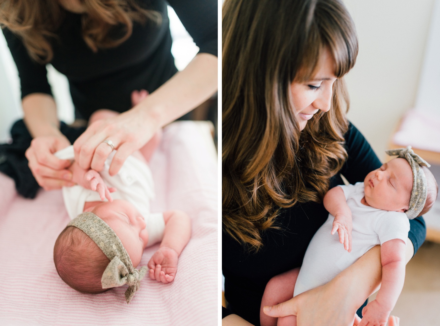 Blaise + Kaylin + Adelaide - Lifestyle Newborn Session - Philadelphia Photographer - Alison Dunn Photography