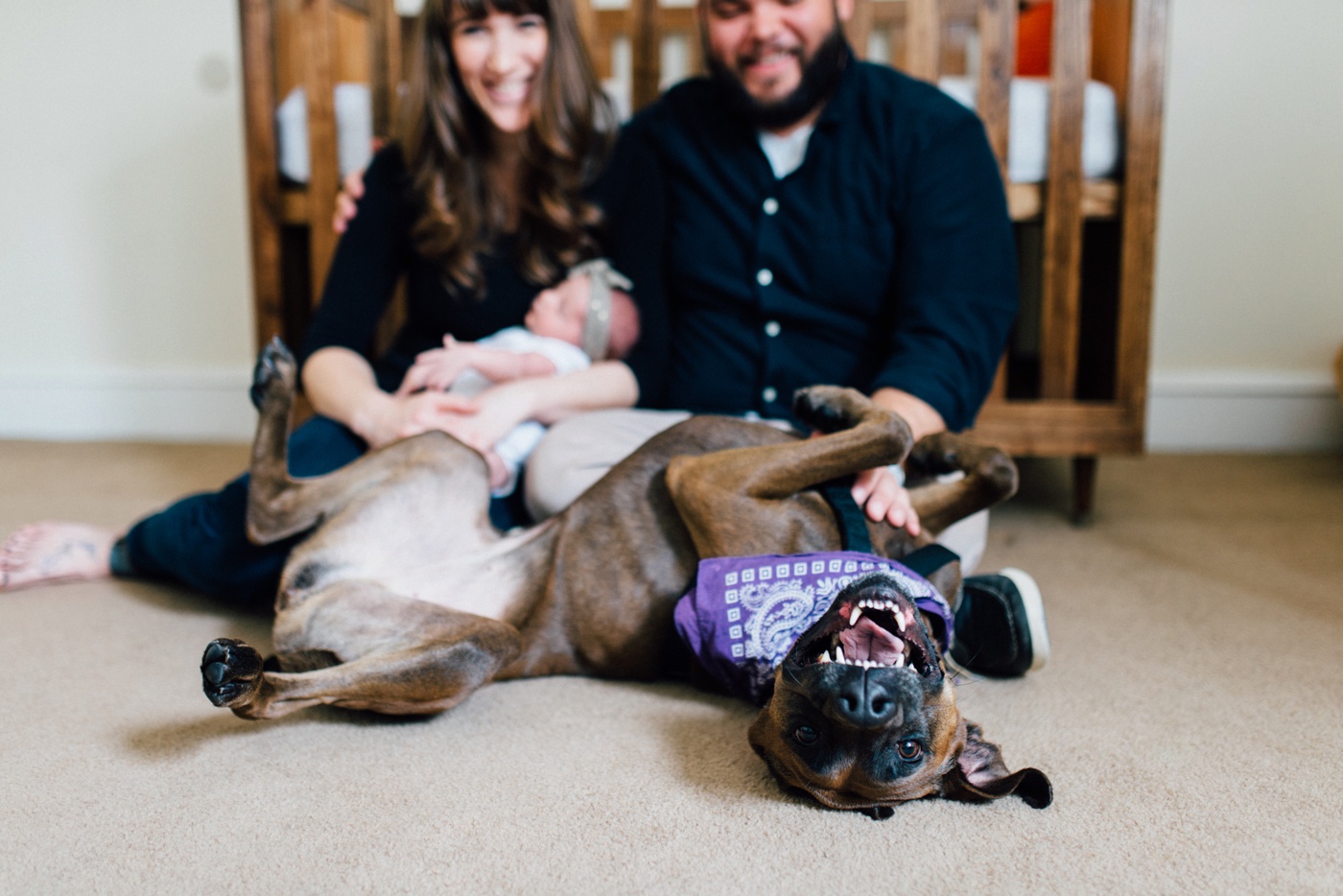 19 - Blaise + Kaylin + Adelaide - Lifestyle Newborn Session - Philadelphia Photographer - Alison Dunn Photography