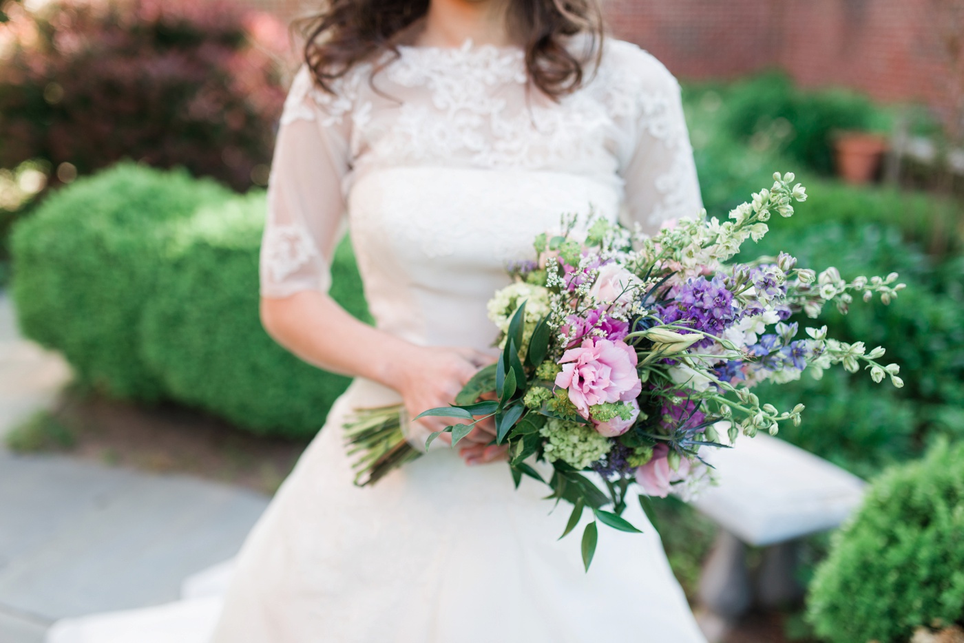 White by Vera Wang Organza Wedding Dress VW351023 photo