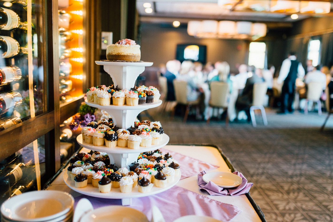 Jessie + Dan - Salt Creek Grille - Princeton NJ Wedding Reception - House of Cupcakes - Alison Dunn Photography photo