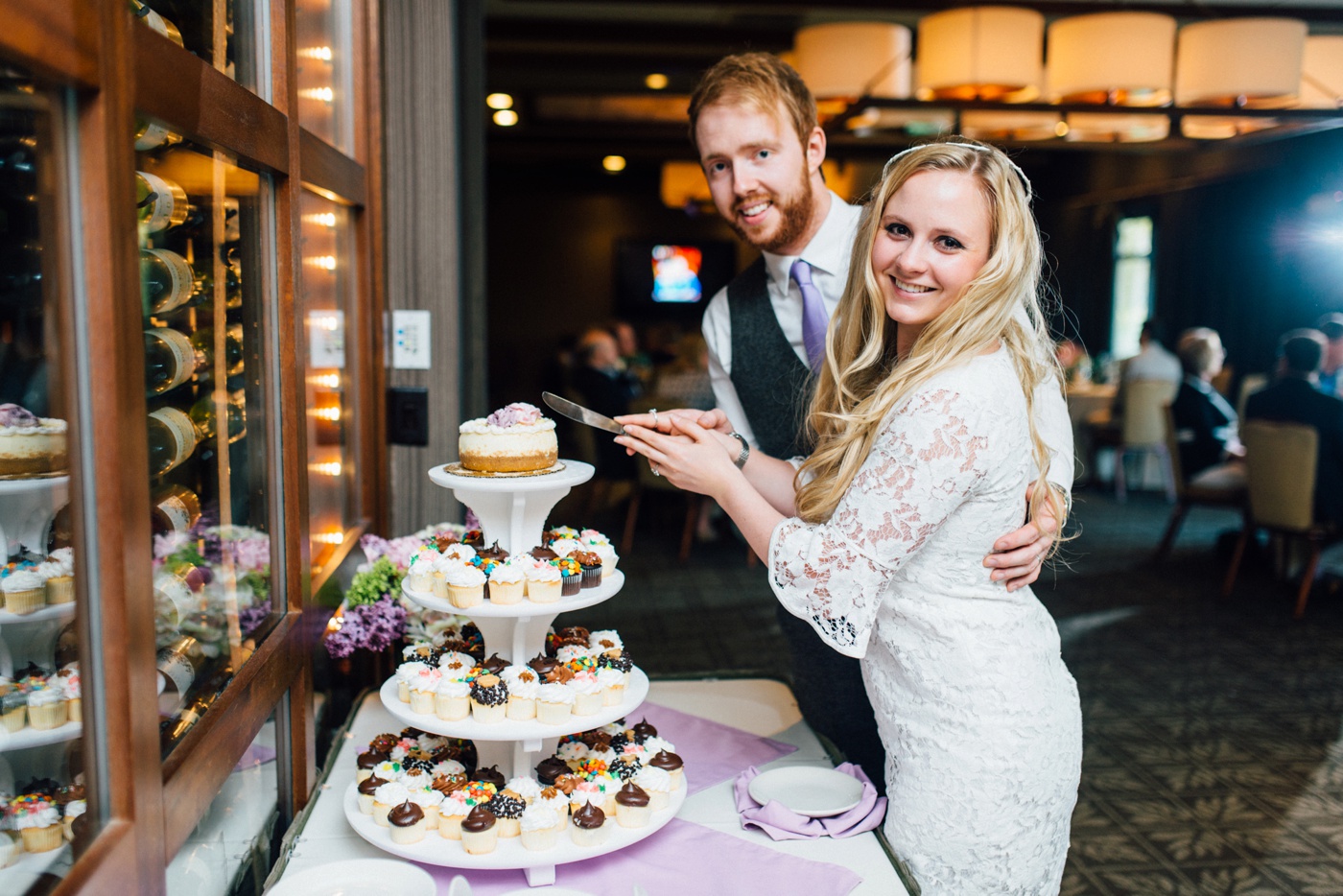 Jessie + Dan - Salt Creek Grille - Princeton NJ Wedding Reception - House of Cupcakes - Alison Dunn Photography photo