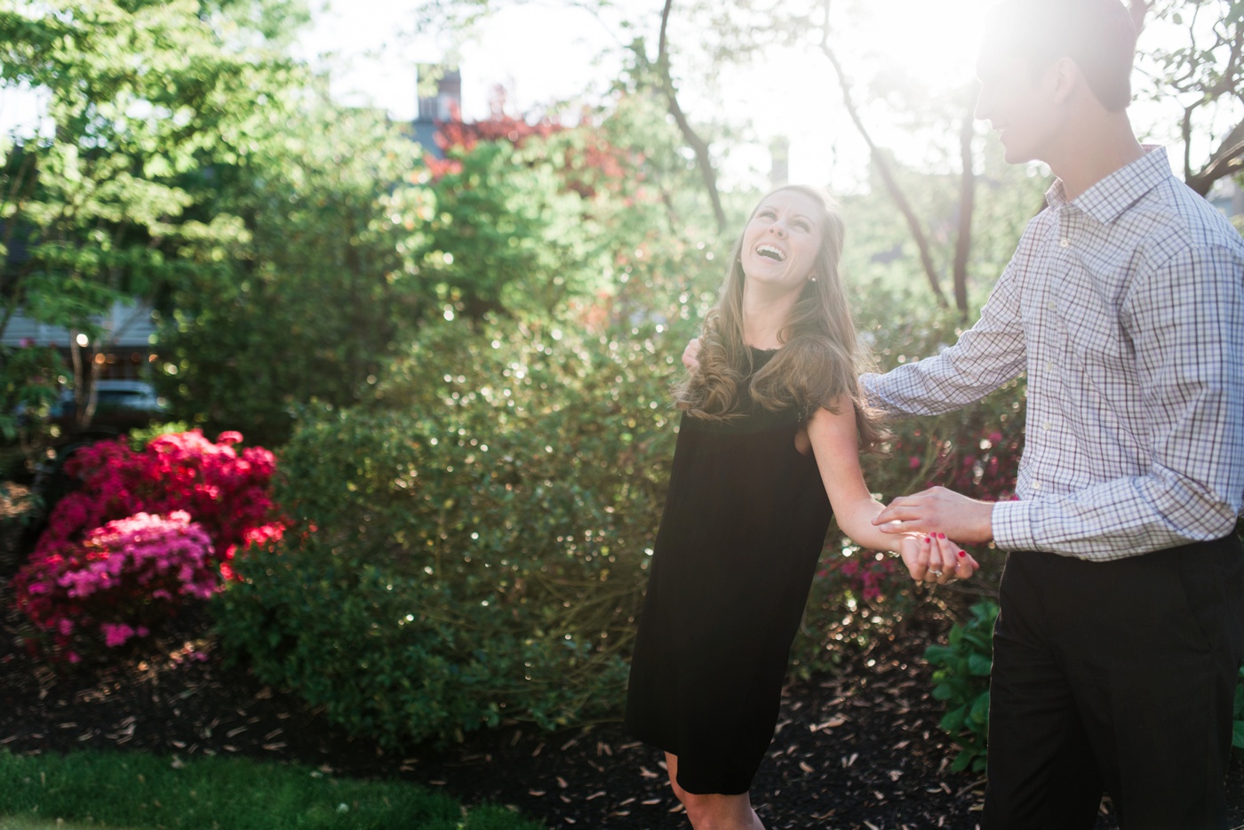 Leslie + Eric - Princeton Engagement Session - New Jersey Wedding Photographer - Alison Dunn Photography photo