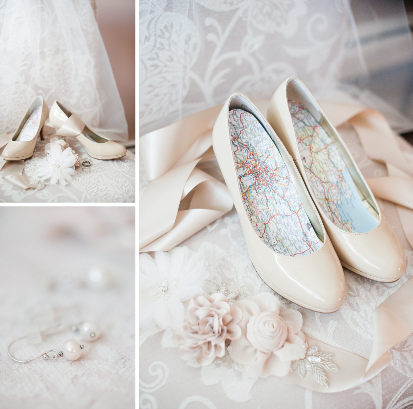 Nude Pump Wedding Shoes photo