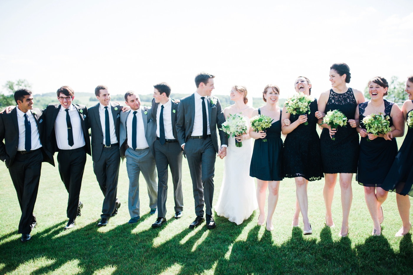 J Crew Navy Blue Assorted Bridesmaid Dresses photo