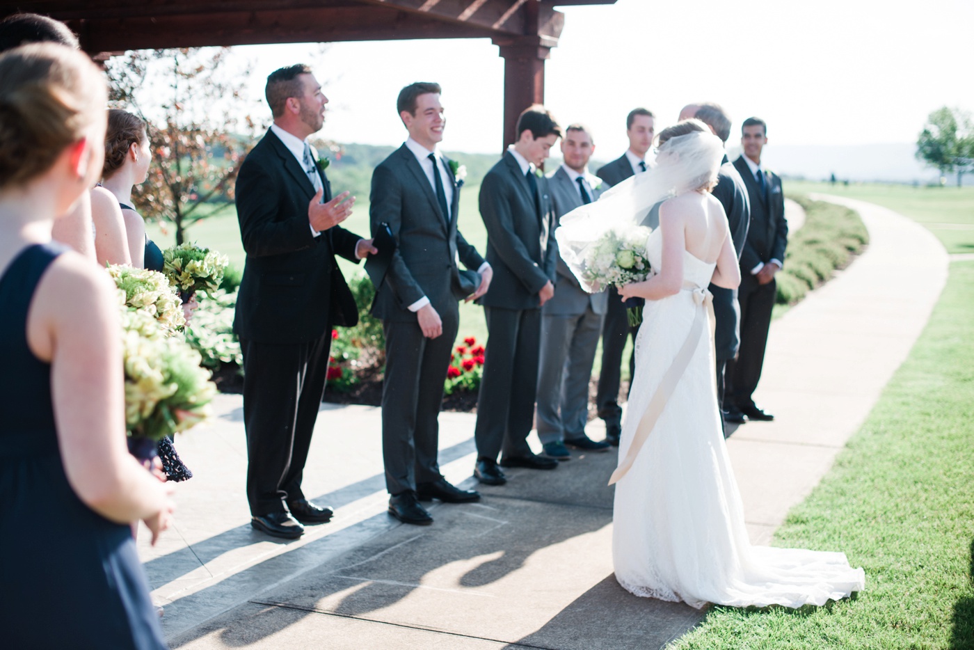 Kristen + Josh - Olde Homestead Golf Club Wedding Ceremony - New Tripoli Pennsylvania Photographer - Alison Dunn Photography