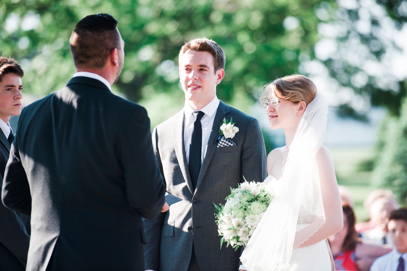 Kristen + Josh - Olde Homestead Golf Club Wedding Ceremony - New Tripoli Pennsylvania Photographer - Alison Dunn Photography