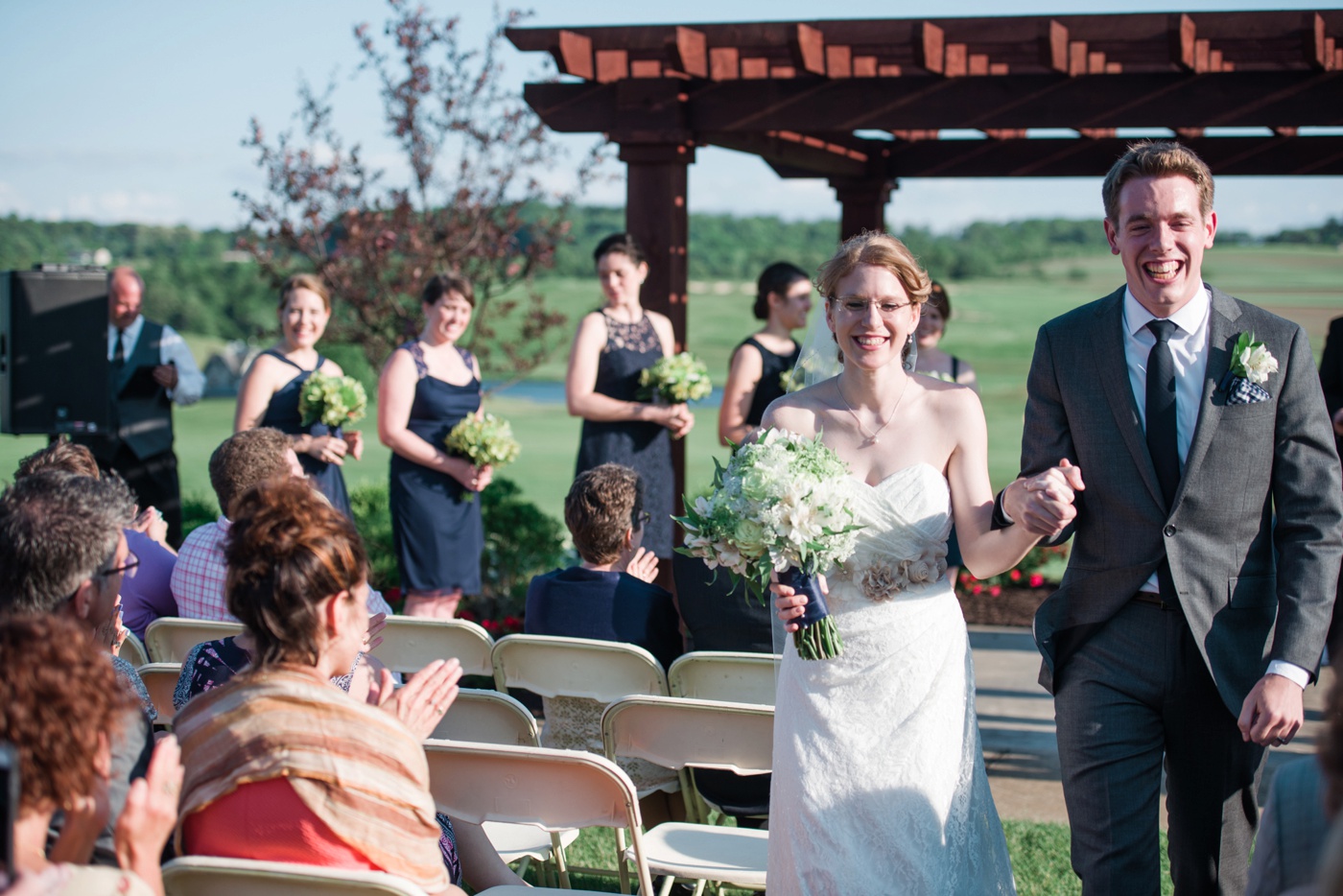 Kristen + Josh - Olde Homestead Golf Club Wedding Ceremony - New Tripoli Pennsylvania Photographer - Alison Dunn Photography