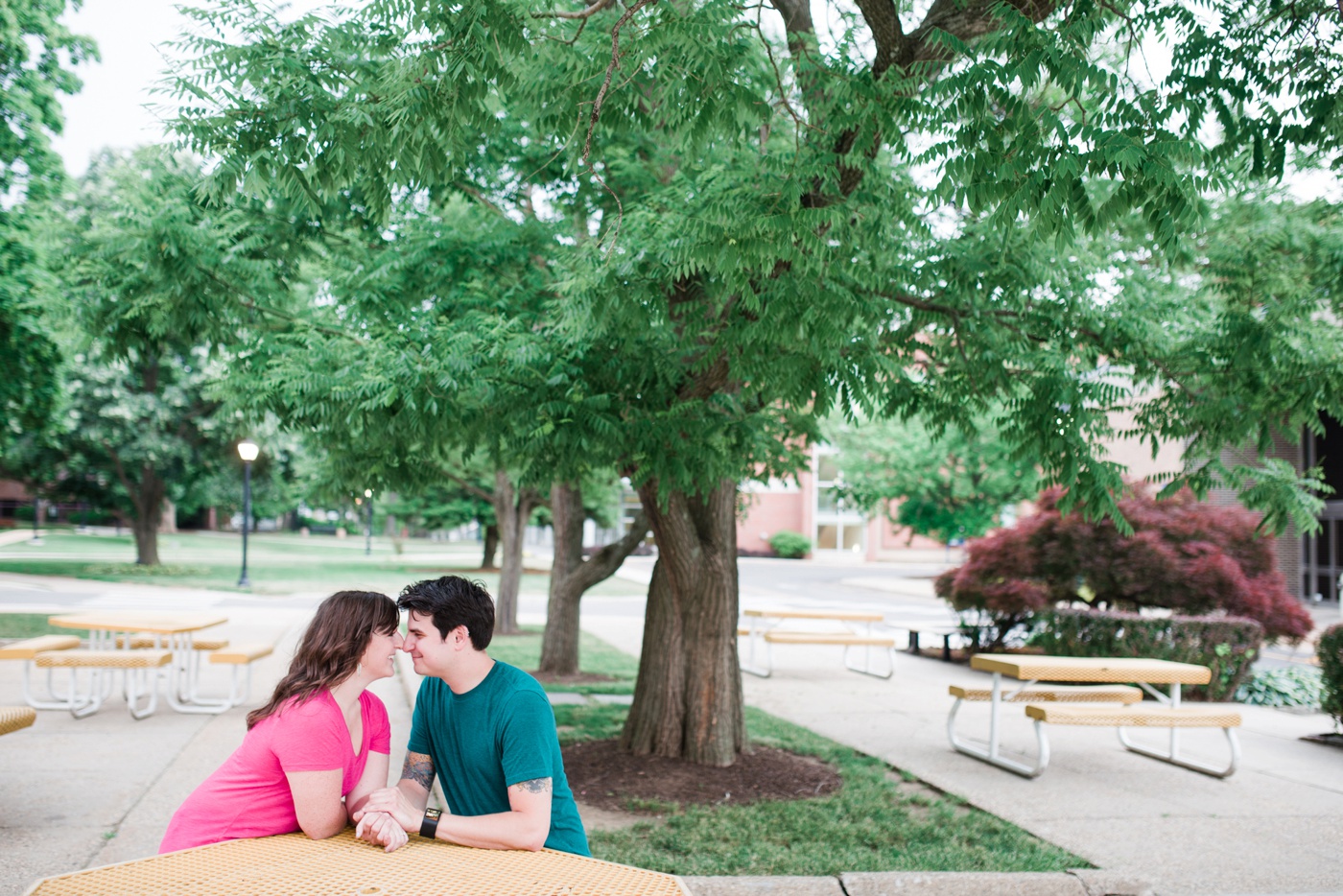 Sara + Matt - La Salle University - Philadelphia PA Engagement Session - Alison Dunn Photography photo