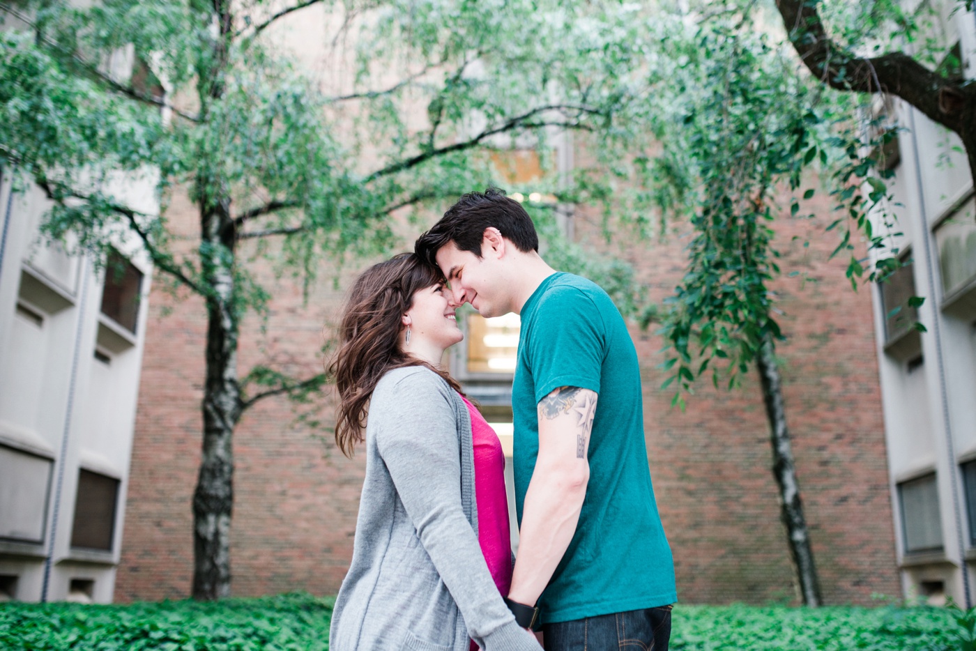 Sara + Matt - La Salle University - Philadelphia PA Engagement Session - Alison Dunn Photography photo