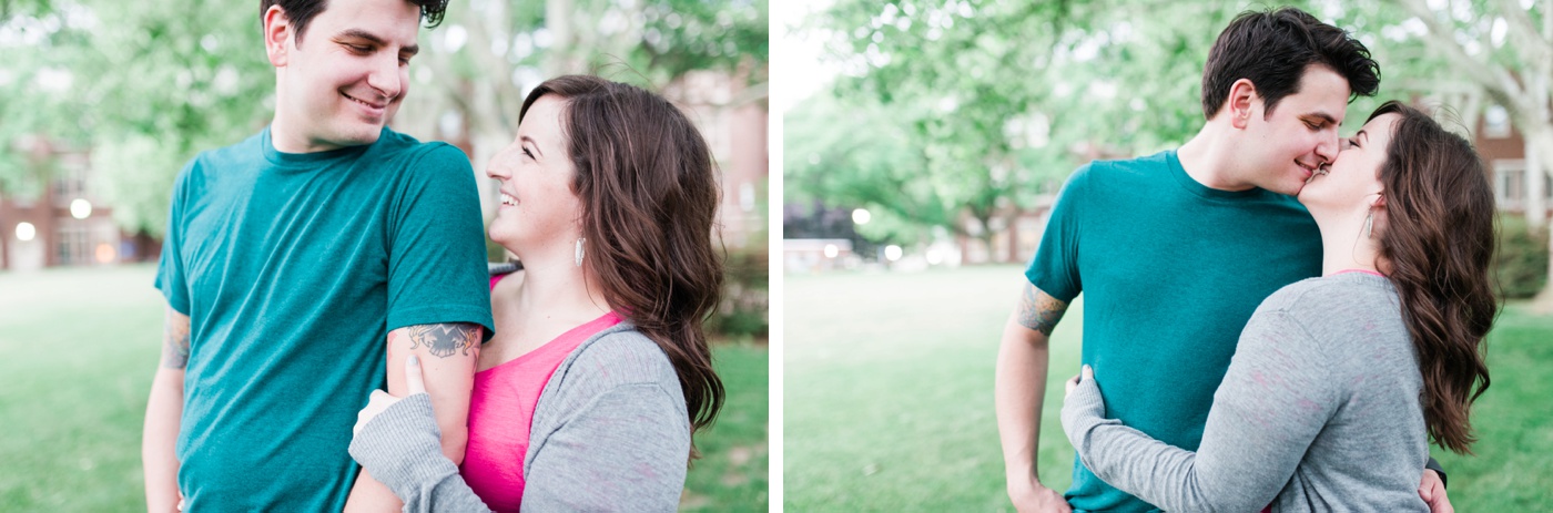 Sara + Matt - La Salle University - Philadelphia PA Engagement Session - Alison Dunn Photography photo-25