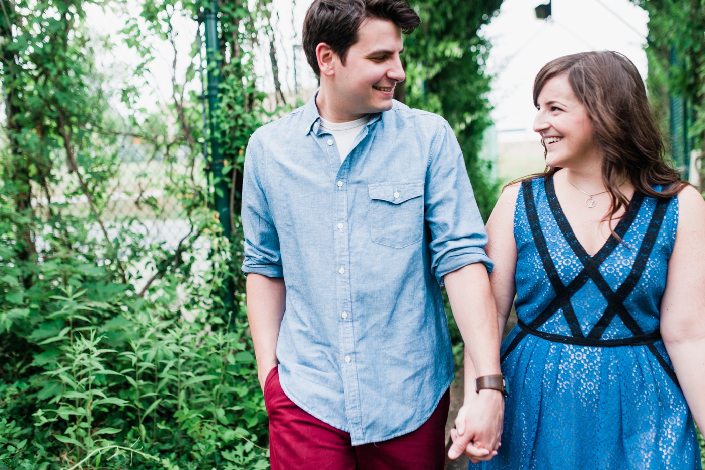 Sara + Matt - La Salle University - Philadelphia PA Engagement Session - Alison Dunn Photography photo